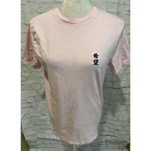 Taco Tuesday Skull & Rose Pink Cut Embroidered Rose Tshirt Small
